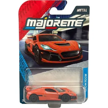 autíčko MAJORETTE SHOWROOM RIMAC NEVERA ČERVENÝ 1:64 NOVÝ MODEL KOVOVÝ