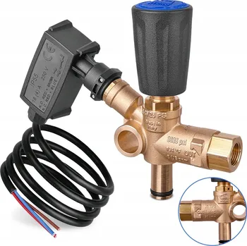 Ventil Zpětný ventil MTM BY-PASS s regulací tlaku a mikrospínačem pro myčky a čerpadla