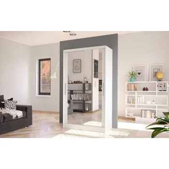 Šatní skříň Skříň Kosta VII 100 - bílá