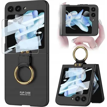 Pouzdro na mobilní telefon Pouzdro s Kroužkem pro Samsung Galaxy Z Flip 6 Matné Tenké Černé