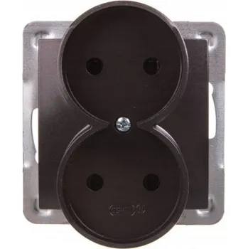 Elektrická zásuvka Elektrická Zásuvka Ospel šedá