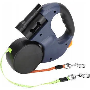 Vodítko pro psa Vodítko pro dva psy, lanko 1 m