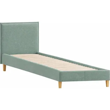 Postel Zelená čalouněná jednolůžková postel s roštem 90x200 cm Tina – Ropez ID_1629362