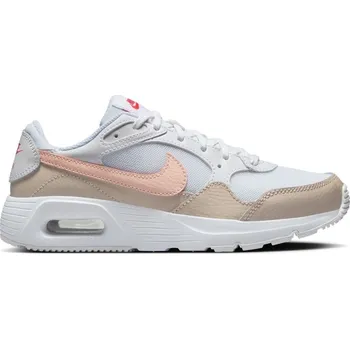 Chlapecká obuv Nike Nike Air Max SC Junior Girls Trainers White/Pink 5.5 (38.5)