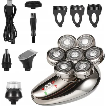 ZASTŘIHOVAČ STROJEK HOLICÍ STROJEK pro stříhání a holení vlasů, vousů, chloupků v nose, uších a na těle