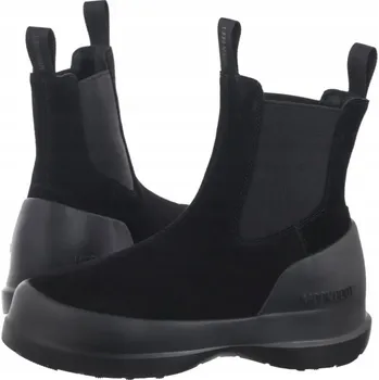 Dámská zimní obuv Boty Kotníkové Moon Boot Luna Chelsea Suede Black 2480050 N001 Černé