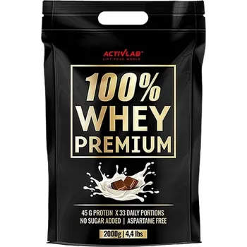 Protein Protein Activlab 100% Whey Premium 2000 g čokoládový bez cukru