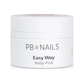 Lak na nehty PB Nails Easy Way baby pink 50 g stavební gel