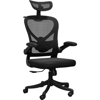 Aga Kancelářské křeslo MR2082 ergonomické, černé, výška 97 cm, sedák 44-51 cm, šířka 50 cm, hloubka 45 cm STK21941