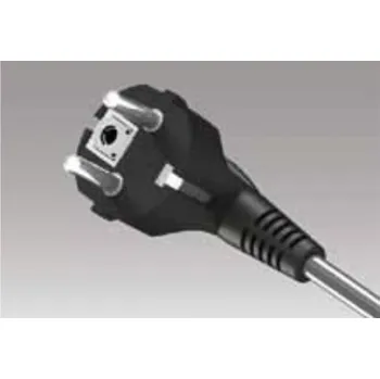 elektrický kabel Připojovací kabel se zástrčkou PP-50 s uzemněním H03VV-F 3x1 bílý /1,5m