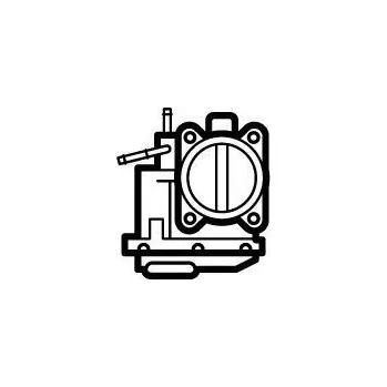 Palivový systém Hrdlo škrticí klapky NRF 408115