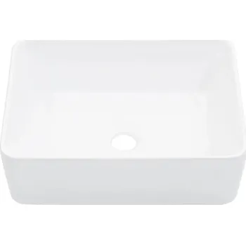 Umyvadlo Umyvadlo na desku obdélníkové VidaXL 5906531184347 40 cm bílé