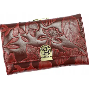 Peněženka Gregorio peněženka z pravé kůže červená - dámská