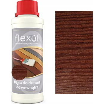 barva a nátěr na dřevo Lazura na dřevo OŘECH SVĚTLÝ interiérová 0,25 L 250ml Flexol