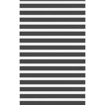 vidaXL Zebra roleta 150x200 cm šířka látky 145,9 cm polyester [4014791] Barva: Černá