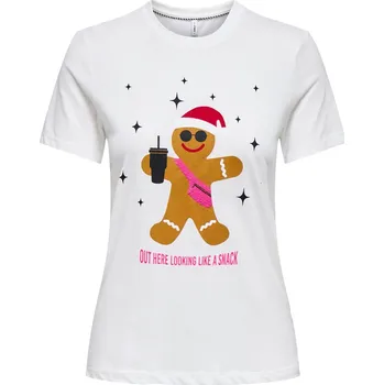 Tričko ONLY Weiß 1059328 XL