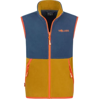 Chlapecká bunda Trollkids Dunkelblau/ Hellbraun 6608628 164