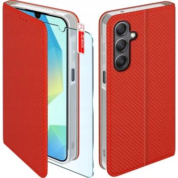 Pouzdro na mobilní telefon Flipové pouzdro IziGSM pro Samsung Galaxy A16, červené