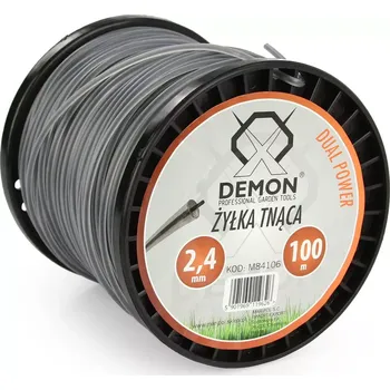 Křovinořez ZESÍLENÁ STRUNA PRO KŘOVINOŘEZ KULATÁ 100m 2,4mm M84106