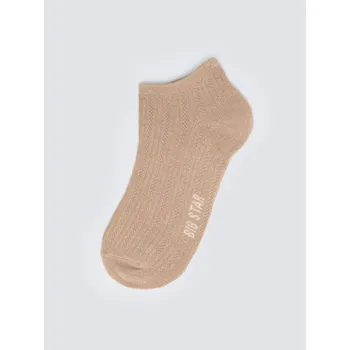 Pánské ponožky BIG STAR Kotníkové Ponožky béžové Holiana 801 35-38