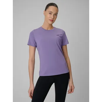 Dámské tričko Tréninkové tričko s krátkým rukávem 4F M fialové
