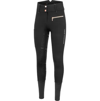 Jezdecké kalhoty Jezdecké kalhoty (rajtky) EQUESTRIAN QUEEN Redbridge pro mládež s vysokým pasem černé, velikost 152