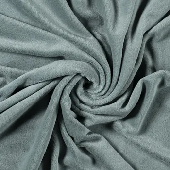 Zbytek - Látka wellsoft fleece tmavá máta