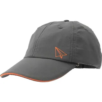 Čepice Dětská čepice s kšiltem Lewro DEN 12/15 Tmavě šedá, Oranžová