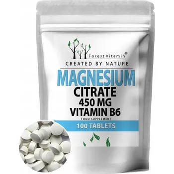 Forest Vitamin Citrát hořečnatý s vitamínem B6 - 100 tablet