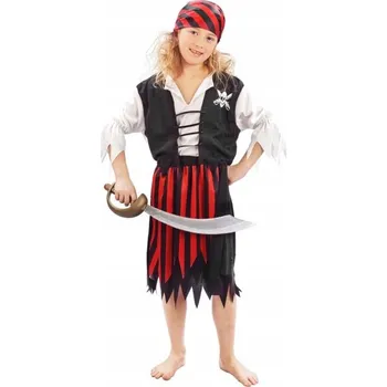 Karnevalový kostým Kostým Kostým piráta Převlek pirátský vel. 120-130