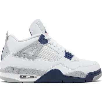 Pánská móda Air Jordan Jordan 4 Retro White Midnight Navy EU: 36.5