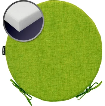 Polštář KULATÝ POLŠTÁŘ NA ŽIDLI 40 cm STOLIČKA s vázáním