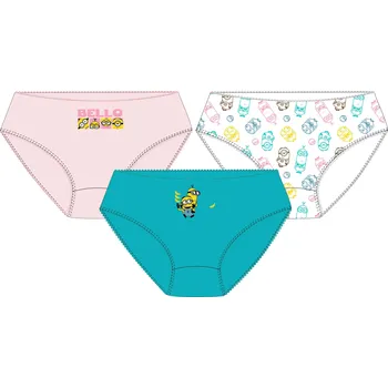 Dívčí kalhotky Mimoni 104/110 cm 3 kusy