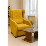 FALCO Relaxační křeslo ušák René potah Mexa Velvet Potah: Mexa Velvet 680 písková