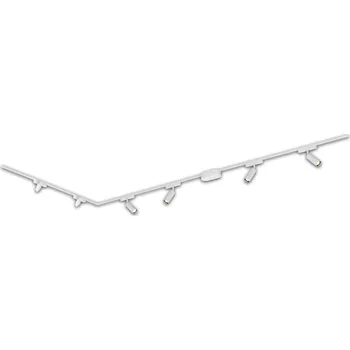 Bodové svítidlo BRILONER Luxtrail lištový systém, 4x LED spoty, 2x LED svítidlo, do L, bílá - BRILO BRILO 8036066