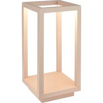 Lampička BRILONER Laer stolní lampa - 1,8W, 50lm, bezdrátová, LED, stmívatelné, dotykový vypínač, CCT, béžová - BRILO BRILO 7579011