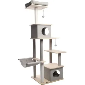 Škrabadlo FLAMINGO Luisa šedé 94,5x66x167cm