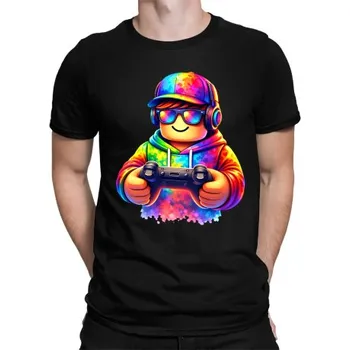 Žertovný předmět Hráč – pro fanoušky hry Roblo - pánské tričko s potiskem- Tričkový.cz