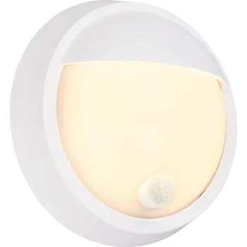 Venkovní osvětlení BRILONER Puni LED venkovní nástěnné svítidlo, pohybové čidlo, soumrakový senzor, nabíjecí, bílé - BRILONER BRI 3785016