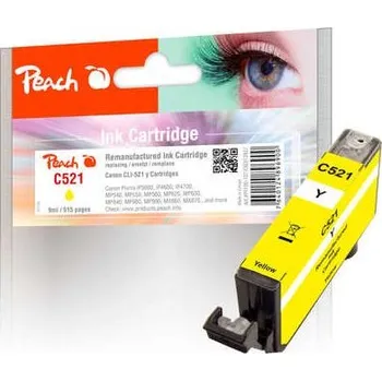 PEACH kompatibilní cartridge Canon CLI-521, yellow, 9 ml