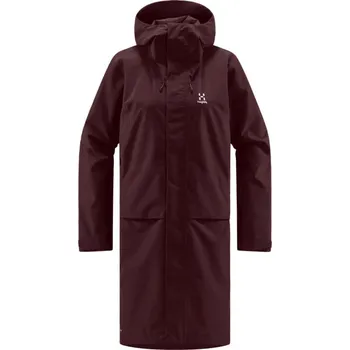 Dámský kabát Dámská parka Haglöfs Aria Proof - hnědá Velikost: XS