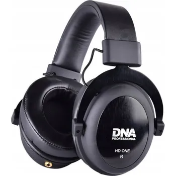 Sluchátka Drátová sluchátka studiová sluchátka kolem uší uzavřená DNA HD ONE černá