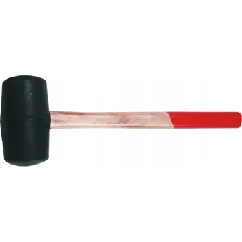 Kladivo GUMOVÁ KLADIVO 55 MM / 320 G, DŘEVĚNÁ RUKOJEŤ 02A320 TOP TOOLS