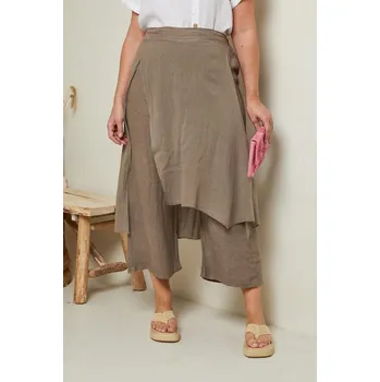 Dámské kalhoty Curvy Lady Taupe 5482615 44/46