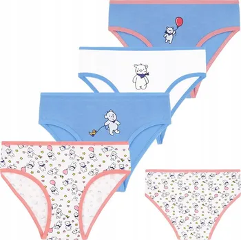 Dívčí spodní prádlo 4x Dětské bavlněné kalhotky Moraj, dívčí spodní prádlo, balení 4 ks, bavlna, velikost 122-128