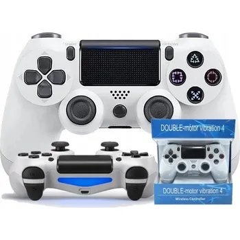 Gamepad Bezdrátový ovladač pro PS4 Elektron bílý