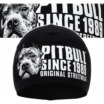 Čepice Pitbull zimní čepice beanie černá, univerzální velikost