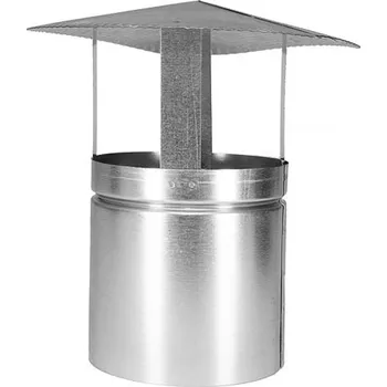 Komín Stříška komínová 120 mm, plechová stříška na komín