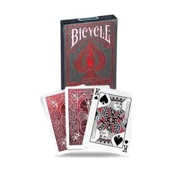 Karetní hra Karty Metalluxe czerwone BICYCLE