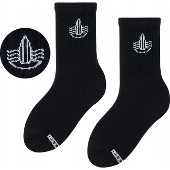 Pánské ponožky Dětské Ponožky černé 24-29 ZOOKSY Barevné dlouhé Ponožky